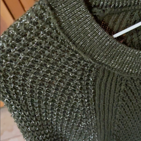 Olive American Eagle Sweater - Picture 4 of 8
